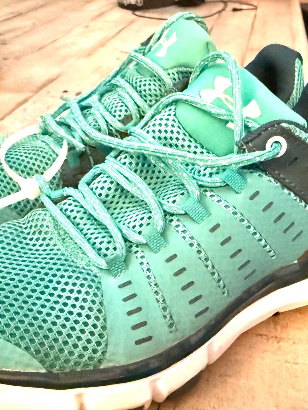 Under Armour Women's Teal Mesh Training Sneakers